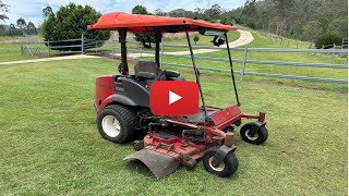 TORO GROUNDSMASTER 7200 ZERO TURN RIDEON MOWER DIESEL [upl. by Dnaletak]