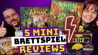 5 Brettspiele Tolle Kennerspiele bis Expertenspiele  Spiele im Blitzlicht ⚡ [upl. by Primo426]