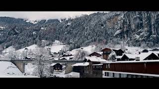 Lauterbrunnen Switzerland Winter Video Blog [upl. by Nathanil]