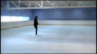 Patinaje sobre hielo 13 Pirueta de dos pies [upl. by Desireah222]