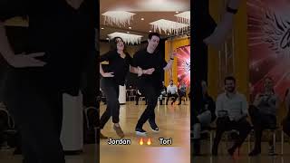 Jordan Tori and Shania Enjoy Best Fun🔥🔥 dance wcs fun shorts ml855 [upl. by Cirdnek]