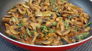 mushrooms bhaji recipe bengali style  mushrooms recipe  by cook with N [upl. by Tada465]