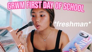 first day of high school GRWM freshman [upl. by Serrell453]