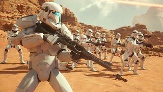 Clone Troopers vs Separatist Droid Army  STAR WARS JEDI SURVIVOR NPC Wars [upl. by Notsreik]