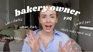 How do you become a bakery owner QampA [upl. by Rekyr]