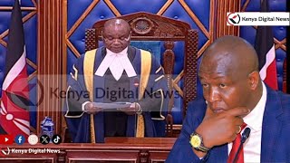 Senate Speaker Amason Kingi reads the charges on the alleged impeachment of Kericho GovErick Mutai [upl. by Franzen]