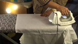 How to Iron Linen Clothing [upl. by Jorey859]