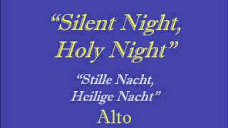 Silent Night  Altowmv [upl. by Gnirol]