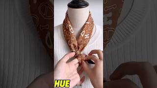 How to wear a scarf  Easy Tie methods  scarf handmade scarffashion foryou [upl. by Reiniar]