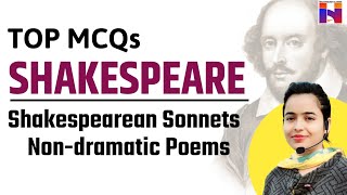 Shakespearean Sonnets and Nondramatic Poems  Top 40 MCQs  TGT English Preparation [upl. by Oni333]