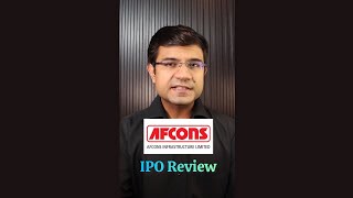 Afcons Infrastructure IPO Review Apply or Avoid shorts ipoanalysis [upl. by Tam]