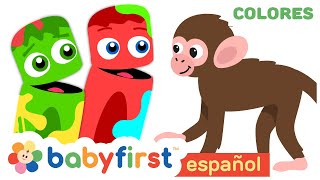 Como dibujar animales para Niños  Aprender los colores  Canciones infantiles  BabyFirstTV Español [upl. by Kciredor970]