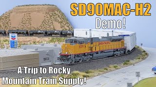 Rocky Mountain Train Supply Trip and an HO Scale Athearn Genesis SD90MACH2 [upl. by Ecnaralc]