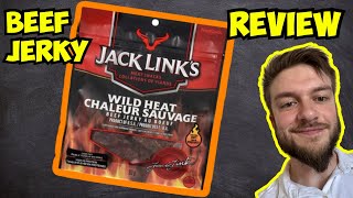 Jack Links WILD HEAT Beef Jerky Review [upl. by Dachia]