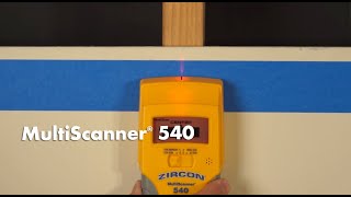 How to Use a Zircon MultiScanner 540 Stud Finder to find Wall Studs [upl. by Ayotas]