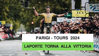 ParigiTours 2024 Christophe Laporte torna alla vittoria Vittoria allo sprint sul ceco Vacek [upl. by Apple]