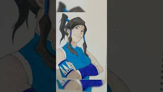 STUNNING AVATAR KORRA DRAWING AND COLORING TUTORIALS [upl. by Shawnee]