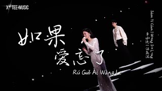 《如果爱忘了Rú Guǒ Ài Wàng Le》 单依纯 Shan Yi Chun amp 汪苏泷 Silence Wang 动态歌词拼音PinYin [upl. by Nedah]