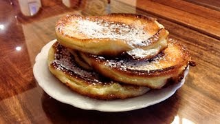 Sweet Cheese Pancakes  Racuchy z Serem  Anias Polish Food Recipe 24 [upl. by Karl]