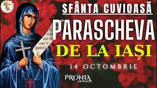 Viata SF PARASCHEVA de la IASI proniaortodox ortodox vietilesfintilor sinaxar iasi2023 [upl. by Lorrad]