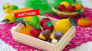 Frutta di martorana siciliana  RICETTA ORIGINALE [upl. by Romelda]