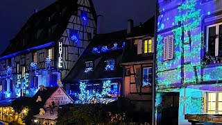 Colmar Christmas At Night  Colmar Christmas Markets  The Magic of Christmas  Walking Tour 4K [upl. by Brittain]