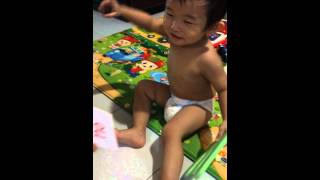 Ayden reading at 19 months old [upl. by Ydnerb]