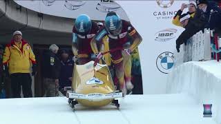 Highlight 2 Women Bobsleigh Worlds stMoritzCelerina [upl. by Erehpotsirhc]