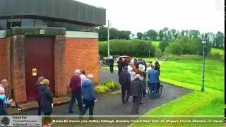 Marian Mc Govern née Collins Kildoagh Bawnboy Funeral Mass from St Mogues Church Bawnboy Co [upl. by Hayyifas]