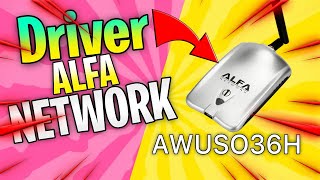 تحميل وتثبيت تعريف قطعة وايفاي الفا How To Install Driver de Antena Alfa AWUS036H windows 10  7 [upl. by Jezebel446]