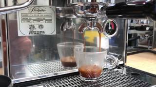 Pasquini Livia 90 Espresso Machine  Test after tuneup  solenoid valve replacement [upl. by Hgielram621]