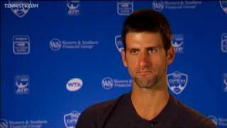 Djokovic Beats Stepanek At Western amp Southern Open [upl. by Daahsar180]