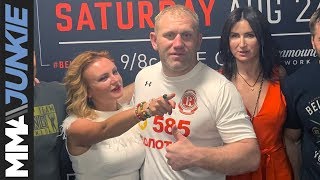 Bellator 225 Sergei Kharitonov full postfight interview [upl. by Artenehs]