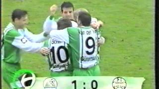 2 Bundesliga 199697 SpT13FC GüterslohFrankfurtmpg [upl. by Airemat]