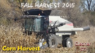 Corn Harvest Gleaner S77 Combine [upl. by Pardoes]