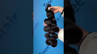 Body wave bundles human hair fyp christmas humanhairbundles bodywavebundles toseehair [upl. by Ahseik]