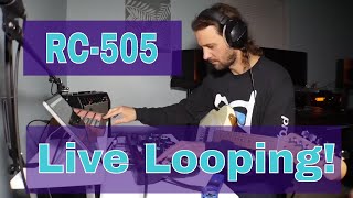 Using the Boss RC 505 Loop Station for the first time [upl. by Land311]