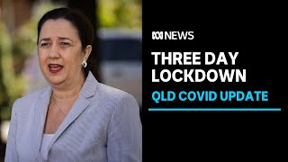 Greater Brisbane will enter into a threeday lockdown after recording 10 new COVID cases  ABC News [upl. by Gemoets]