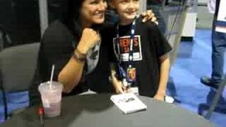 ComicCon International 2008 Gina Carano Crush Signing 2 [upl. by Leber]