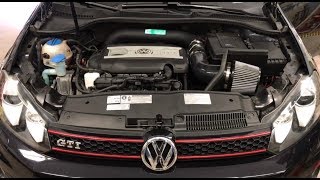 MK6 GTI Integrated Engineering Cold Air Intake InstallReview [upl. by Viddah876]