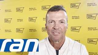 Matthäus zum DFBTeam quotTraue der Mannschaft das Endspiel zuquot [upl. by Sawtelle507]