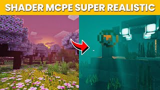 SHADERS MINECRRAFT PALING REALISTIC YANG ADA DI MCPE 121 [upl. by Rebeca516]