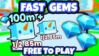 ⚡️The NEW BROKEN Gems  Diamonds METHOD  Pet Simulator  Pets Go Roblox [upl. by Ailee]