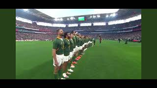 South Africa Anthem 2022 vs New Zealand Emotional [upl. by Hammond]