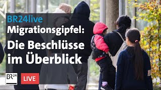 Neue Migrationspolitik Bund und Länder haben bis in die Nacht beraten  BR24 [upl. by Holub]