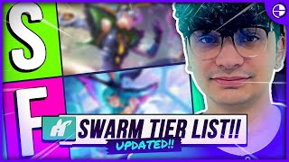 NEW LIVE UPDATED LOL SWARM CHAMPION TIER LIST [upl. by Lerrehs]