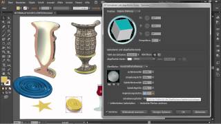 3D für Schriften und Grafiken  Adobe Illustrator CS6 [upl. by Merl]
