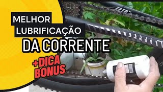 Como Lubrificar a Corrente da sua Bicicleta [upl. by Aidnyc]