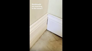 🧰 Quick DIY fix for fitting baseboards [upl. by Stephania256]