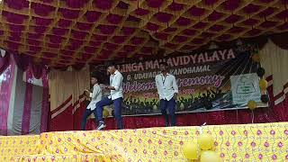 Kalinga mahavidyalaya g udayagiri  welcome ceremony 2024 dance by 3boys [upl. by Ylrehs37]